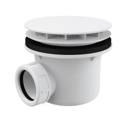 Alcadrain Sifón pre sprchové vaničky s odtokovým otvorom 90 mm, biely A49B