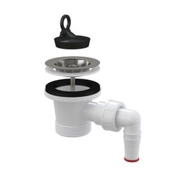 Alcadrain Výpust drezu 6/4" s nerezovou mriežkou DN70 a prípojkou A33P