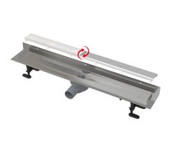 Alcadrain Fit and Go Nástenný podlahový žľab 95 cm APZ23-DOUBLE9-950