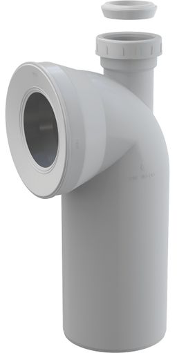 Alcadrain Pripojenie k toalete 90° s pripojením G 2", A90-90P40/50A