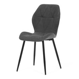 Autronic Partitura CT-285GREY2 Jedálenská stolička, hladká látka, sivá