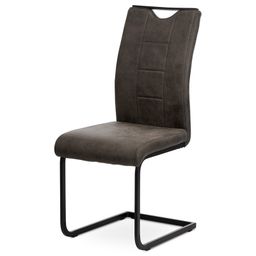 Autronic Techno DCL-412GREY3 Jedálenská stolička, látka vintage, sivá