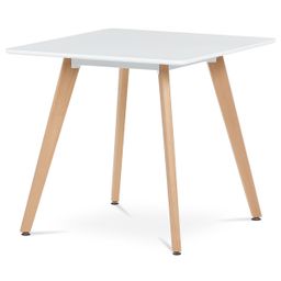 Autronic Zouk DT-312WT Jídelní stůl 80x80cm, bílá