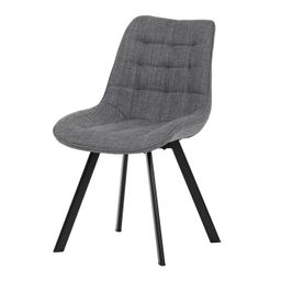 Autronic Partitura HC-465GREY2 Jedálenská stolička, jemne hrubá látka, sivá