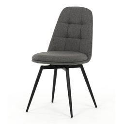Autronic Partitura DCL-V2040GREY2 Jedálenská stolička, hladká látka, sivá