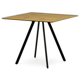 Autronic Twist HT-R5190OAK Jedálenský stôl 90x90cm, dub
