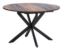 Autronic Twist DT-I1120OLW2 Jídelní stůl rozkládací 120-160x120 cm, staré dřevo