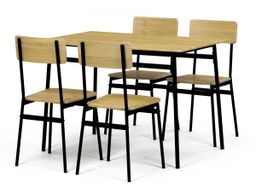 Autronic Minimal AUT-O2155OAK Jedálenská set 110x70 cm, divoký dub