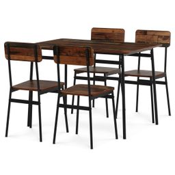 Autronic Minimal AUT-O2155OLW2 Jedálenská set 110x70 cm, staré drevo