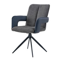 Autronic Blues DCH-F1146GREY2 Jídelní židle, hladká látka, šedá