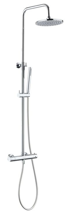 kielle Oudee Sprchový set s termostatem, 20 cm, 1 proud, chrom 20602040E