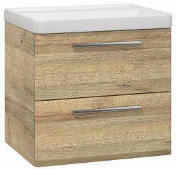 EBS Urban Skříňka s umyvadlem 61cm, dub Riviera/madlo nerez URBAN60DRN