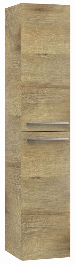 EBS Urban Vysoká skříňka 35x170cm L/P, dub riviera-madlo nerez URBANV35DRN