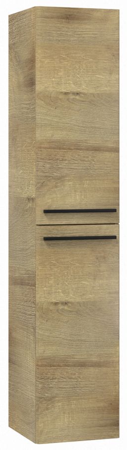 EBS Urban Vysoká skříňka 35x170cm L/P, dub riviera-madlo černá URBANV35DRC