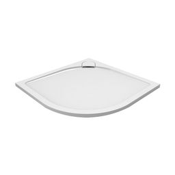 EBS Lara Štvrťkruhová vaňa 90x90 cm vrátane sifónu, liaty mramor