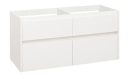 EBS Duomo Umývadlová skrinka 121 cm, biela lesklá