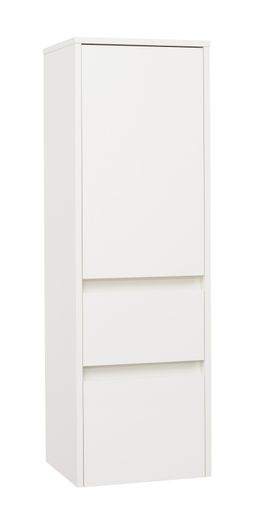 EBS Duomo Vysoká skrinka 40 cm, ľavá, biely lesk
