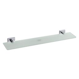 EBS Urban Square sklenená polica 60 cm, chróm