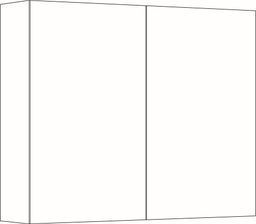 EBS KUBA Galerka 80 cm, čierny supermat K6