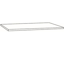 EBS KUBA Umývadlová doska 61 cm, čierna supermat K6