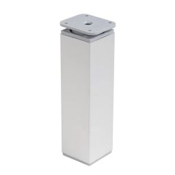 EBS Nábytková noha 15-16,5 cm, plast - ALU stříbrná NOHANAB15B