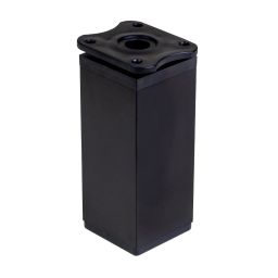 EBS Nábytková noha 10-12 cm, plast - černá mat NOHANAB10C
