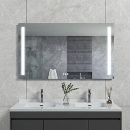 EBS Mars Zrcadlo 140 x 70 cm s LED osvětlením a dotykovými tlačítky MARSZ14070