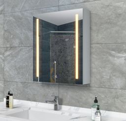 EBS Mars Galerka 60x70cm s LED osvětlením a zvětšovacím zrcátkem MARSG60