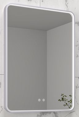 EBS Deira Zrcadlo hranaté 60x80 cm, kartáčovaná gunmetal DEIRAZ6080LEDSGGK