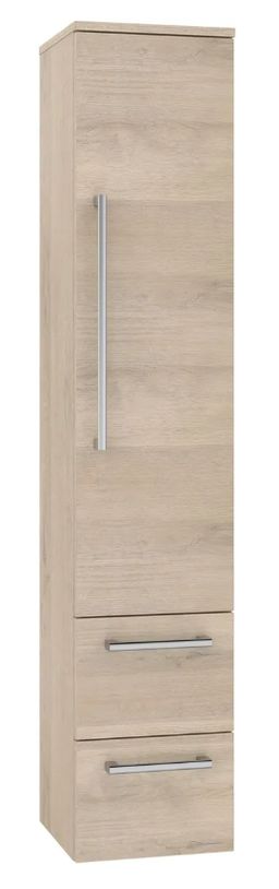 EBS Pure Vysoká skrinka 33 cm, dub Kronberg, pravá PUREV33DKP