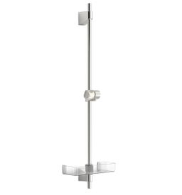 Hansa BasicJet Sprchová tyč 72 cm s držiakom a poličkou, chróm 44710300