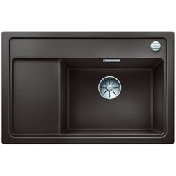 Granitový drez Blanco Zenar XL 6 S Compact s odkapávačom na ľavej strane, 78x51cm, káva 523784