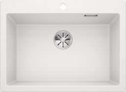 Granitový drez Blanco Pleon 8 InFino bez odkvapkávača, 70x51cm, biely, 523047