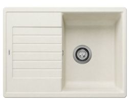 Granitový drez Blanco Zia 45 S Compact s odkapávačom, obojstranný, 68x50 cm, biely soft, 527197