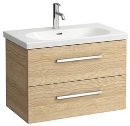 Laufen Avin Skrinka s umývadlom 80 cm, jasan AVIN80J