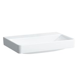 Laufen Umyvadlo Pro S 70 x 46,5 cm bez otvoru a prepadu, biele H8109670001421