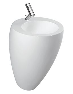 Laufen Ilbagnoalessi One Umývadlo s integrovaným stĺpikom 52 cm, LCC - biele H8119714001041