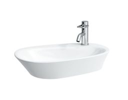 Laufen Palomba Umývadlo s batériou 60 cm, LCC - biele H8168034001041
