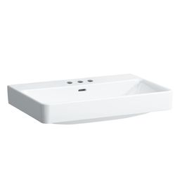 Laufen Pro S Trojotvorové umývadlo 70 x 46,5 cm, LCC biela H8169674001081