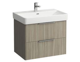 Laufen Základná skrinka pod umývadlo 66,5 cm, 2 zásuvky, svetlý jilm H4023321102621