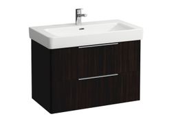 Laufen Spodná skrinka pod umývadlo 80,9 cm, tmavohnedý jilm H4023921102631