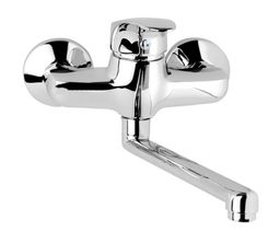 Mereo Sonáta Drezová nástenná batéria 100 mm, chróm CB302A01N