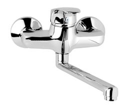 Mereo Sonáta Drezová nástenná batéria 100 mm, chróm CB302A06N
