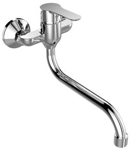 Mereo Zuna Drezová nástenná batéria, rozteč 10 cm s ramienkom 30 cm, chróm CB301A06Z