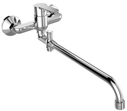 Mereo Zuna Nástenná batéria do bytového jadra, rozteč 15 cm, chróm CB60203Z