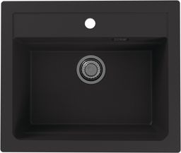 Alveus ATROX30/G91 Granitový drez bez odkvapkávača, 59x50 cm, carbon