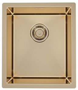 Alveus Monarch Quadrix 20 F/S/U Nerezový drez bez odkvapkávača, 39x45cm, bronze