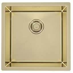 Alveus Monarch Quadrix 30 F/S/U Nerezový drez bez odkvapkávača, 45x45cm, gold