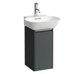Laufen Spodná skrinka pod umývadlo 27,7 cm, závesy vpravo, sivá prevádzka H4030121102661