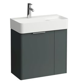 Laufen Spodná skrinka pod umývadlo 60 cm, 2 dvierka, sivá prevádzka H4025521102661